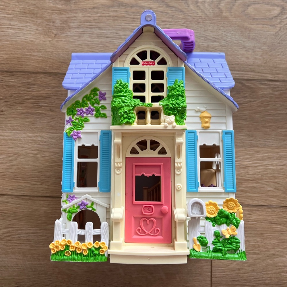Fisher-Price Loving Family Sweet Streets Country Cottage Dollhouse 2004